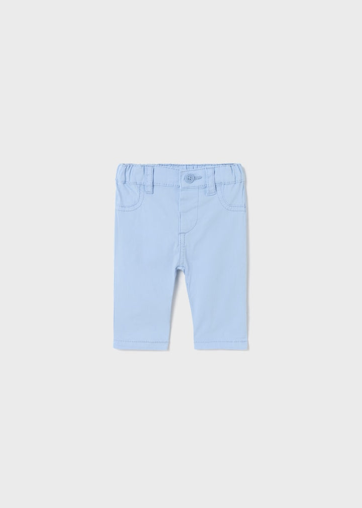Mayoral Baby Boy Twill Trousers  595-10  Light Blue