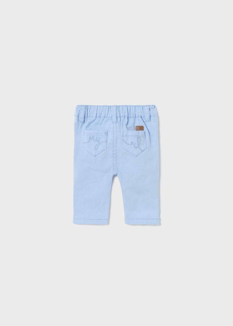 Mayoral Baby Boy Twill Trousers  595-10  Light Blue