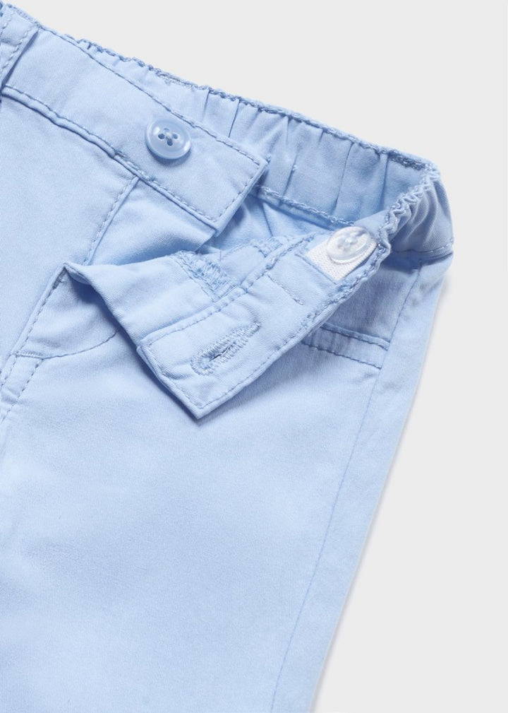 Mayoral Baby Boy Twill Trousers  595-10  Light Blue