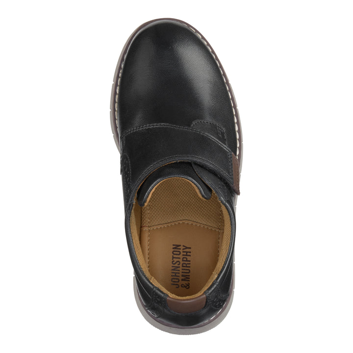 Johnston & Murphy Boys Holden Black Shoe 28-18275 *