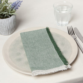 Heirloom Chambray Jade  Napkins Set/4*