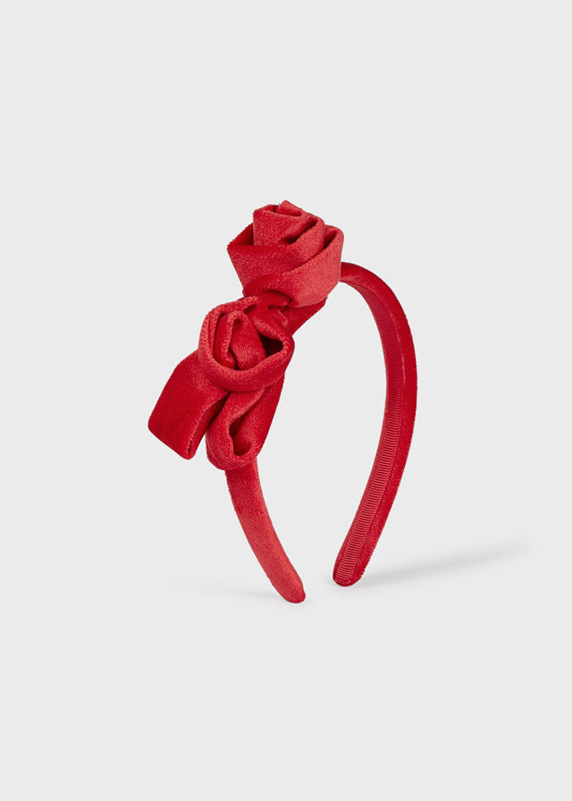 Mayoral Girls Velvet Headband  10291-73  Rojo *