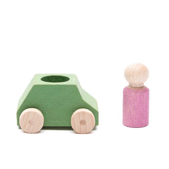 Lubulona Mini Car   Mint & Pink